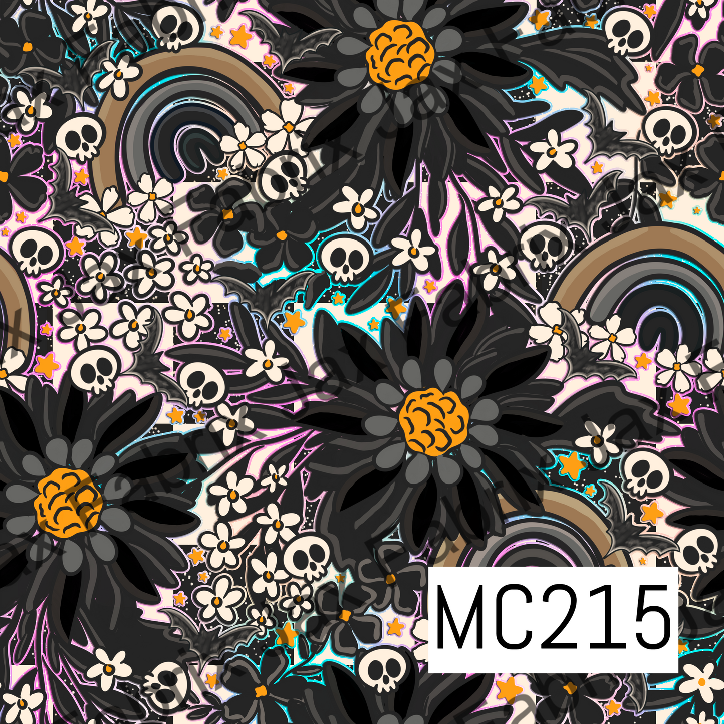 Floral Skull MC215