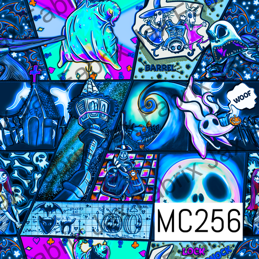 Comic Book Nightmare Blue MC256
