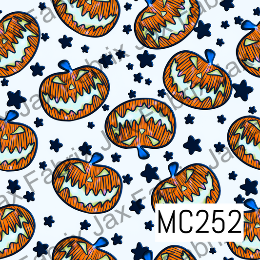 Comic Book Nightmare Pumpkin Blue MC252