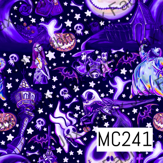 Comic Book Nightmare Toss Purple MC241