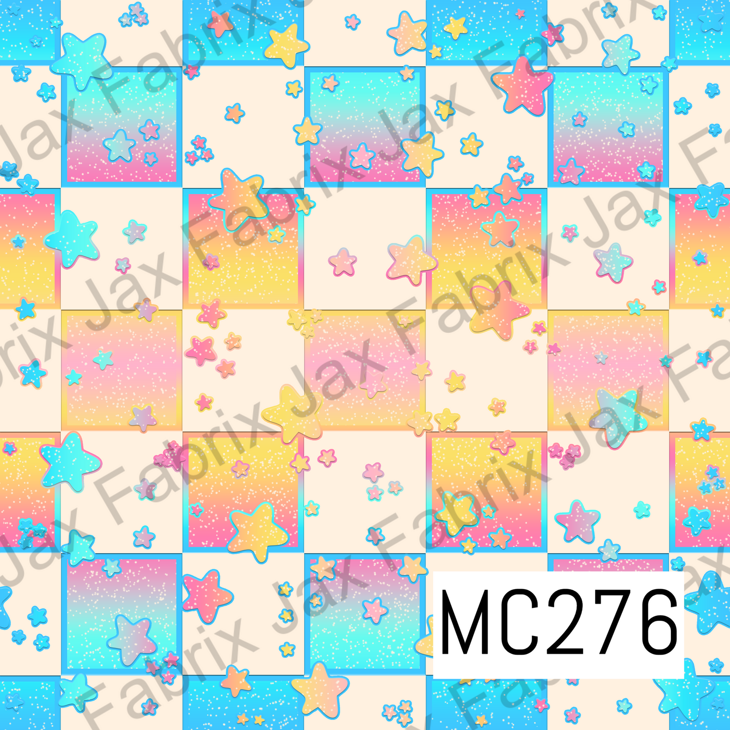 Princess Check With Stars MC276