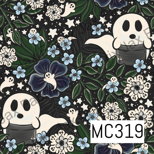 Spooky Garden Flower Ghosts MC319