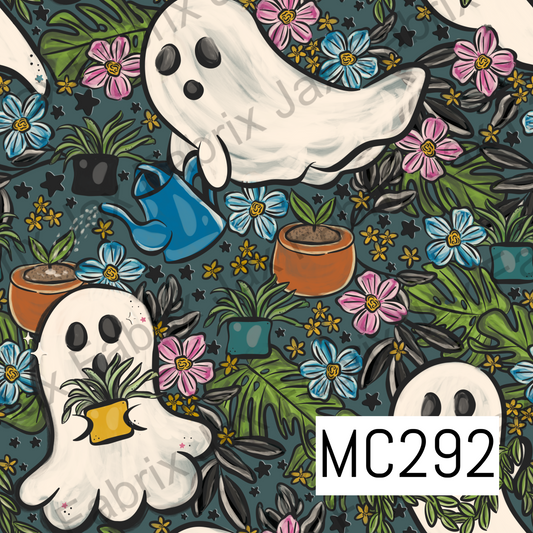Spooky Garden Blue Ghosts MC292