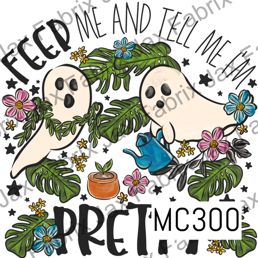 Spooky Garden Ghosts Feed Me PNG MC300