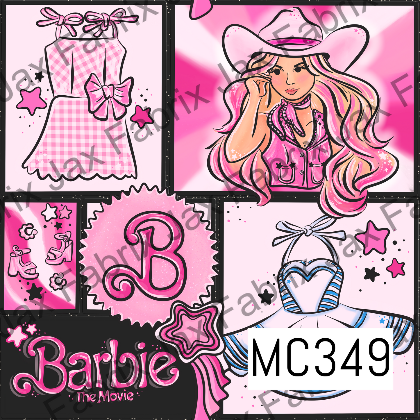 Pink Doll Patchwork MC349
