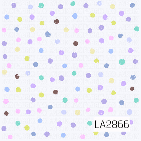 LA2866 -  Lavender Purple Multi Dots