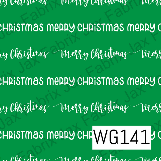 Merry Christmas Green WG141