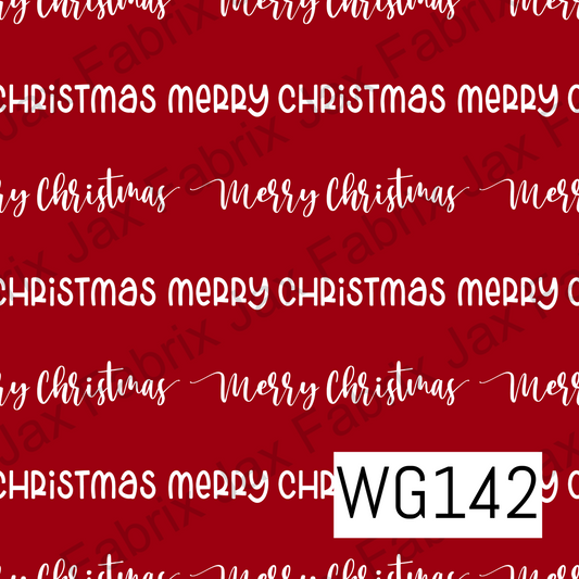 Merry Christmas Red WG142