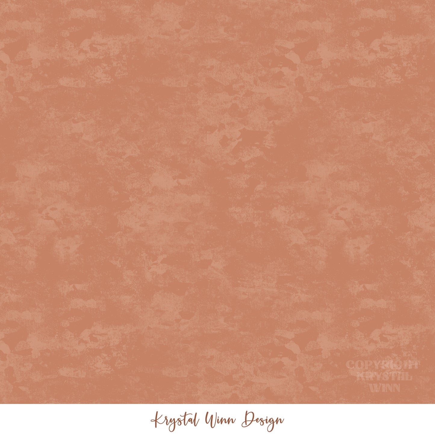 Merry Christmas Y'all Grunge Solid Brown KW565