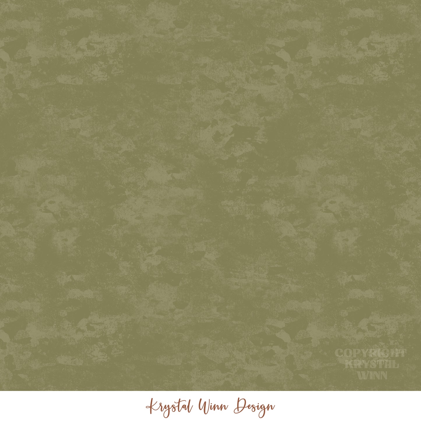 Merry Christmas Y'all Grunge Solid Dark Green KW567