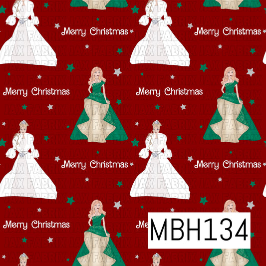 Merry Christmas Dolls Red MBH134