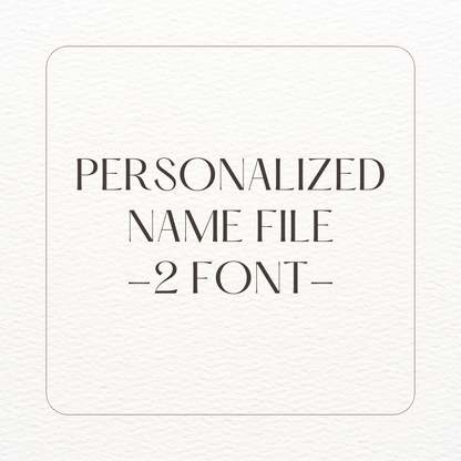 Custom Name FILE - 2 font