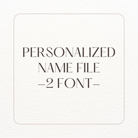 Custom Name FILE - 2 font