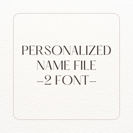Customised Name Files Custom Name FILES – Jax Fabrix