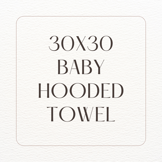 Hooded Towel 30"x 30"