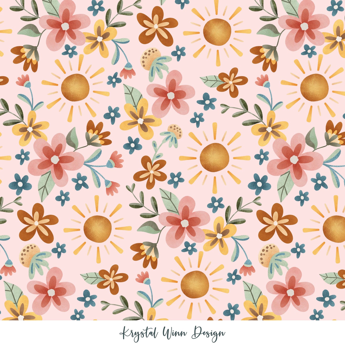 Mr Golden Sun Sunshine Floral KW1244