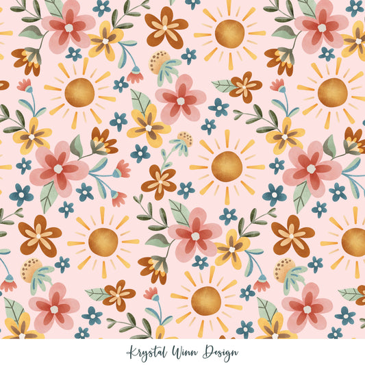 Mr Golden Sun Sunshine Floral KW1244