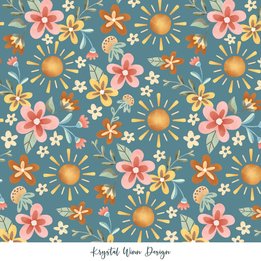 Mr Golden Sun Sunshine Floral KW1245