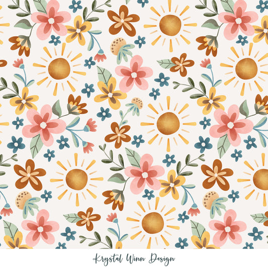 Mr Golden Sun Sunshine Floral KW1246