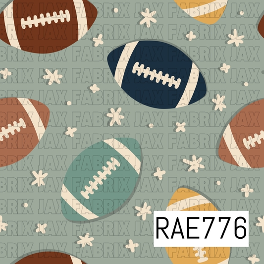 Muted Boho Football RAE776