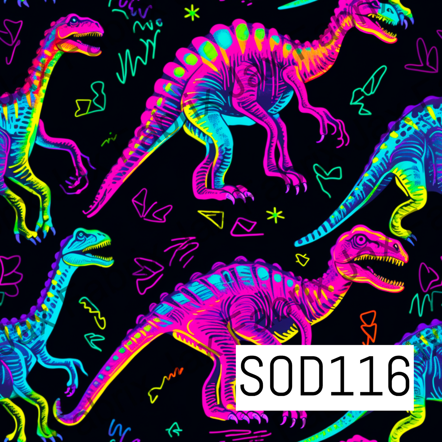 Neon Dinosaurs SOD116