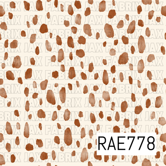 Neutral Watercolor Fox Spots RAE778