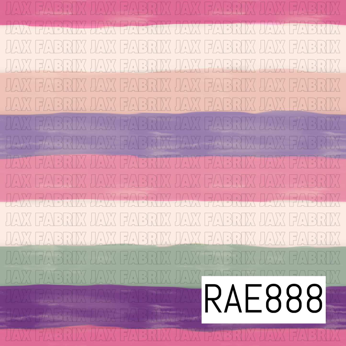 Oily Pink Purple Floral Stripes RAE888