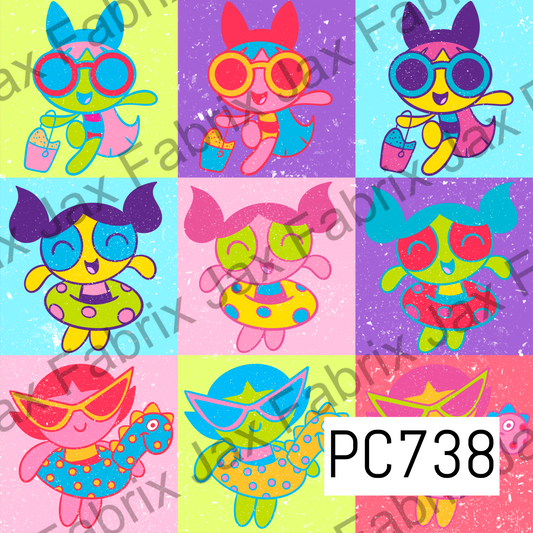 Girls Summer Neon PC738