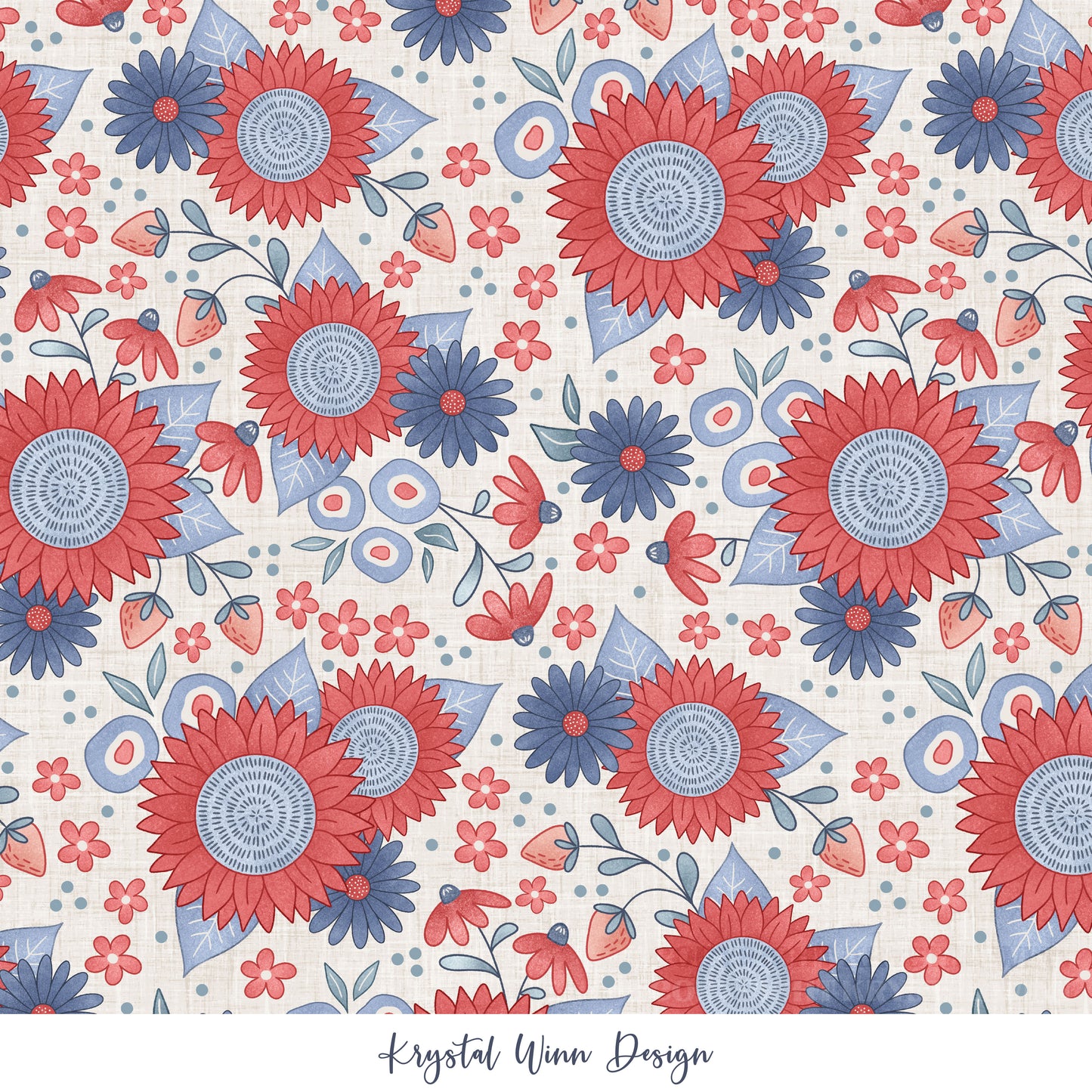 Yankee Doodle Floral KW752