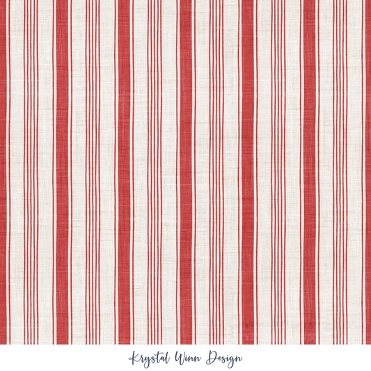 Yankee Doodle Stripes Red KW744