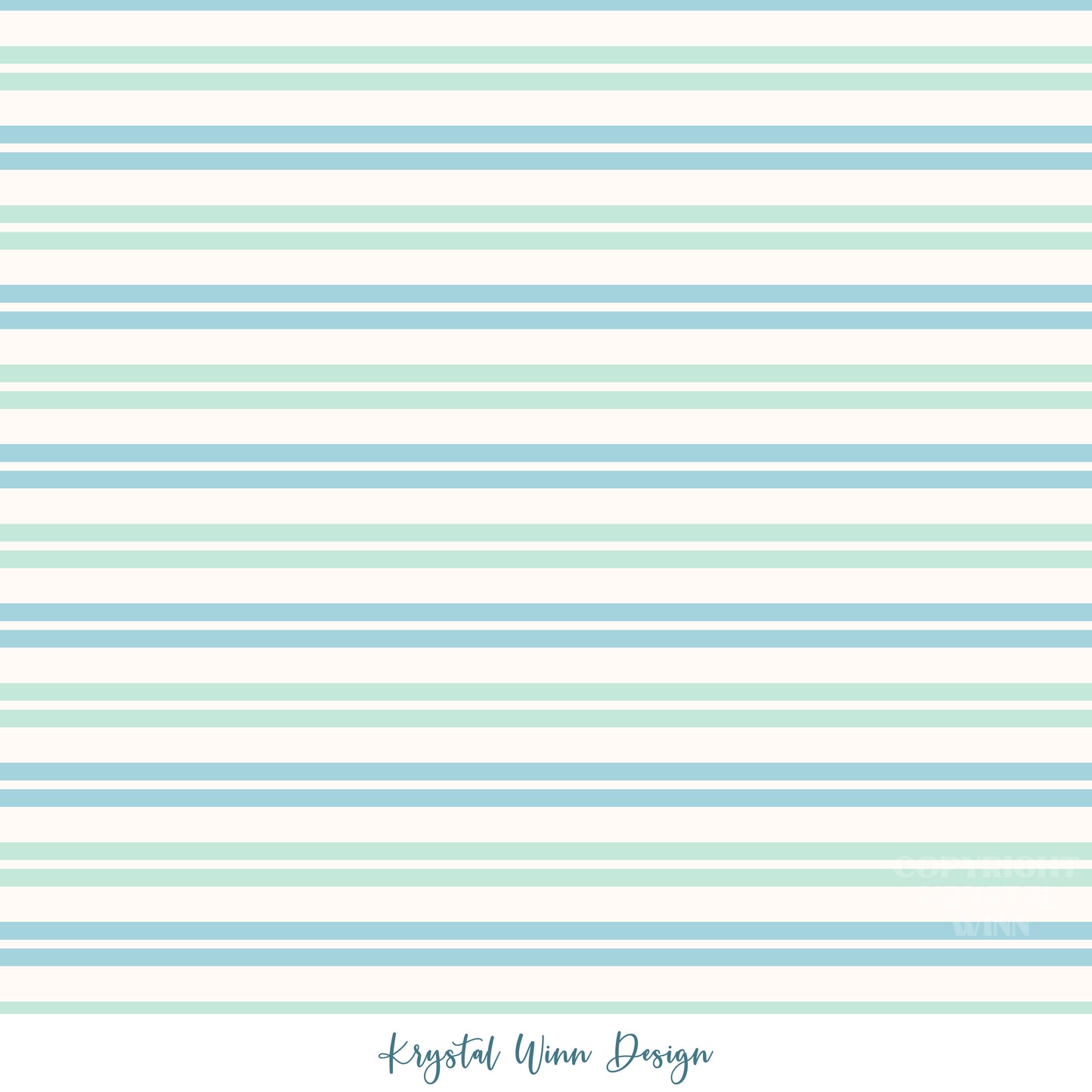 Party Animal Stripe Blue KW515