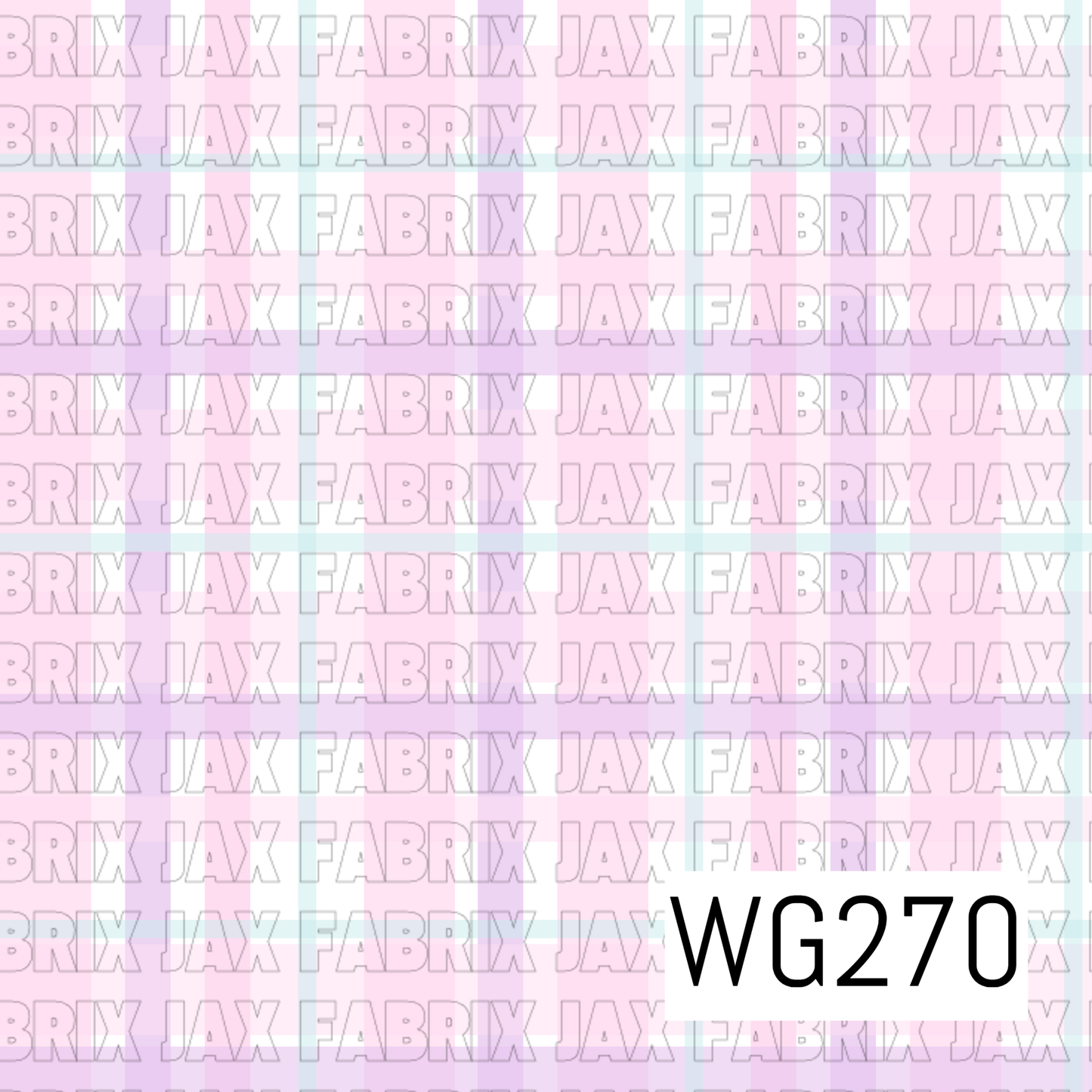 Pastel Field of Flowers Plaid WG270