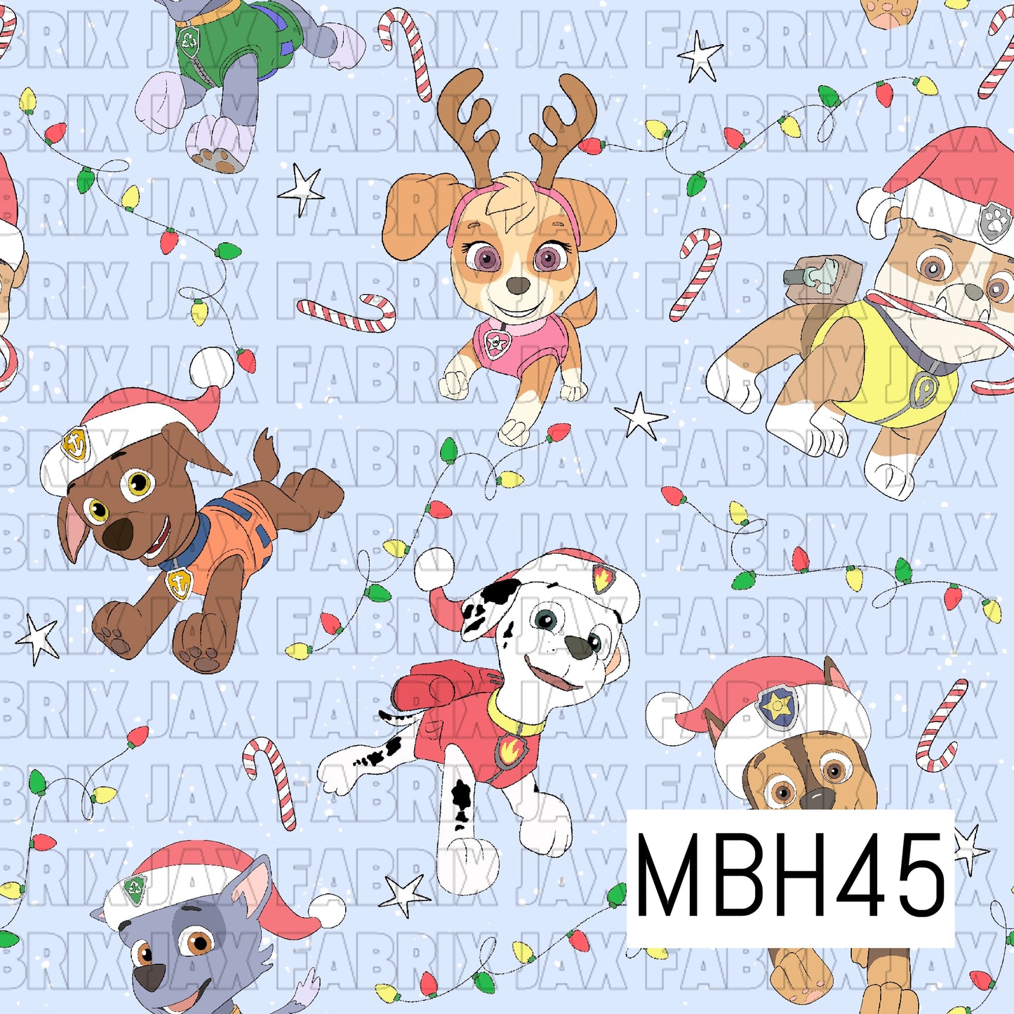 Christmas Dogs Blue MBH45