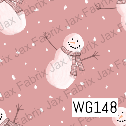 Pink Snowman WG148