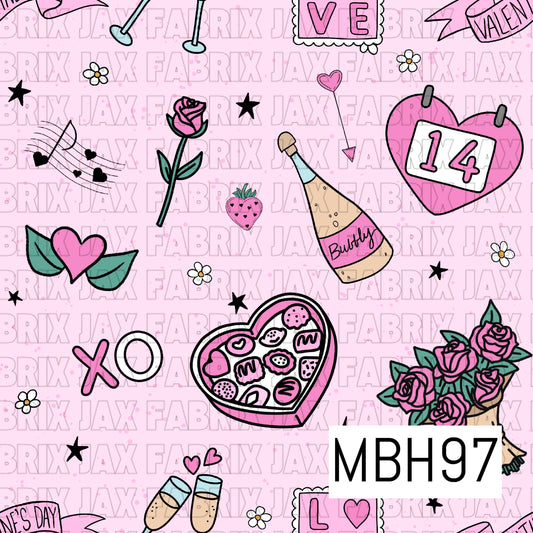Valentines Day Pink MBH97