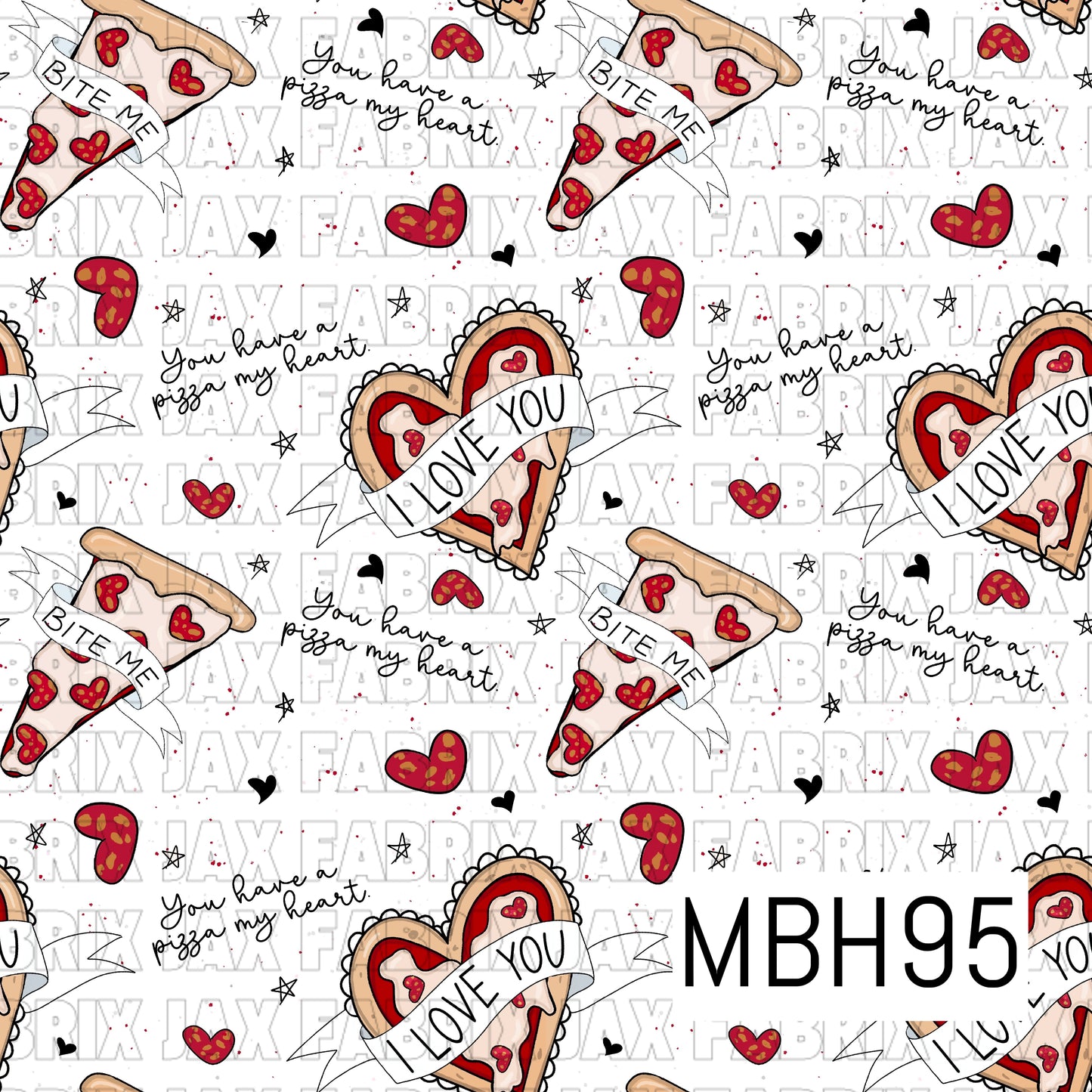 Love Pizza White MBH95