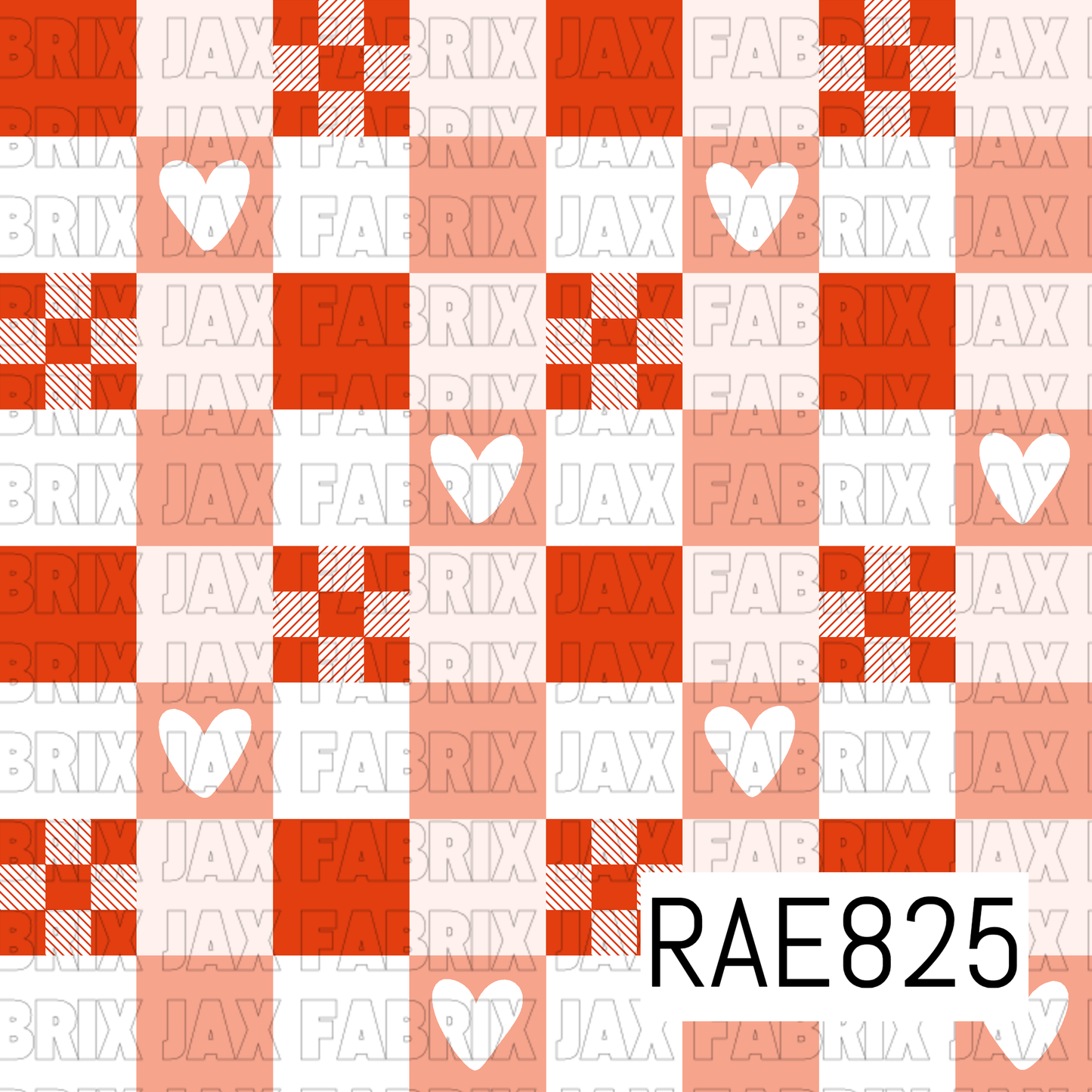 Plaid Heart Check RAE825