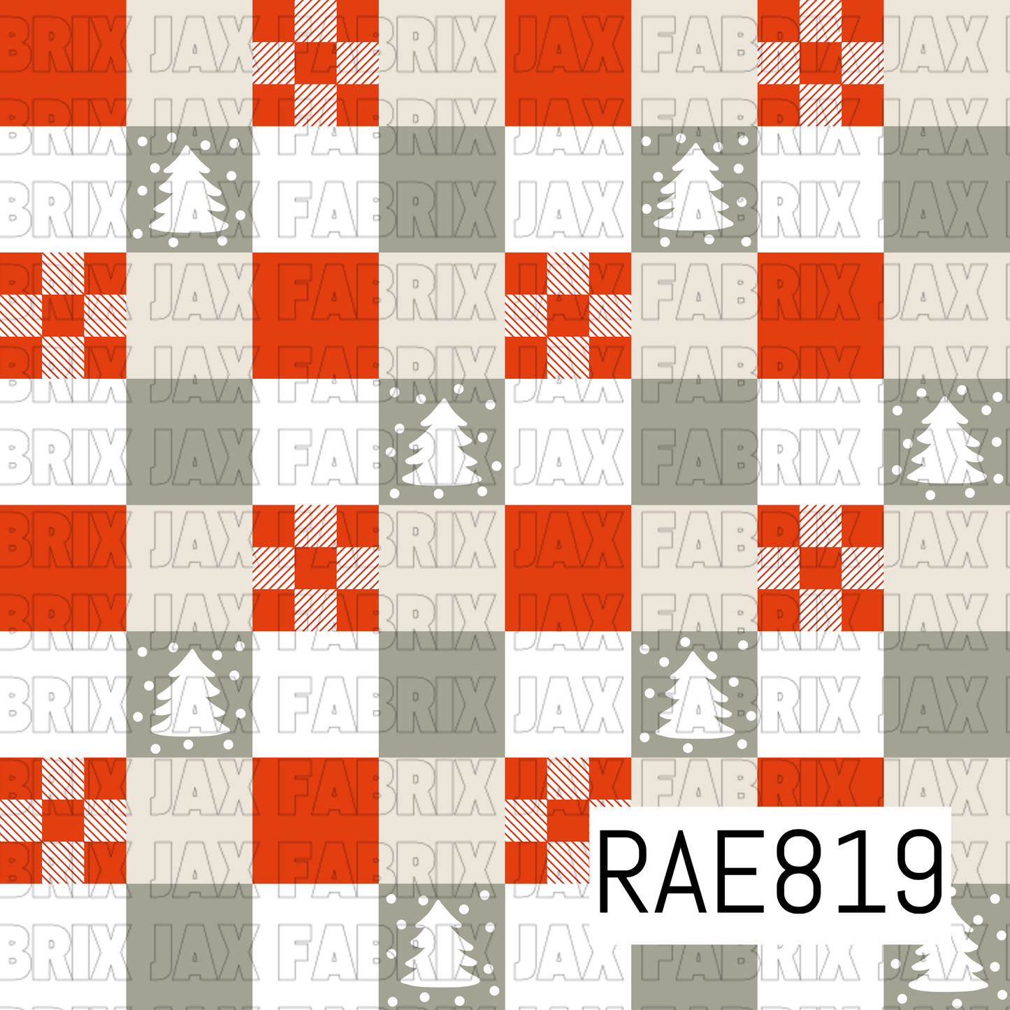 Christmas Tree Check RAE819