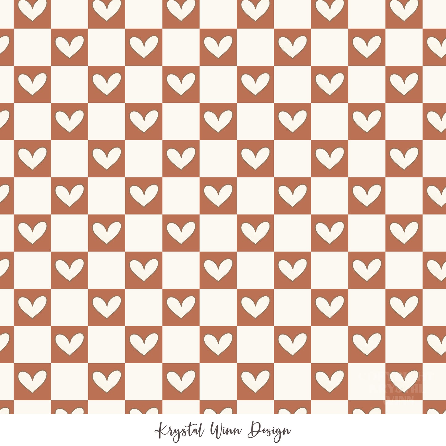 Puppy Love Heart Check KW633