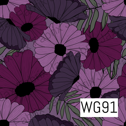 Purple Floral WG91