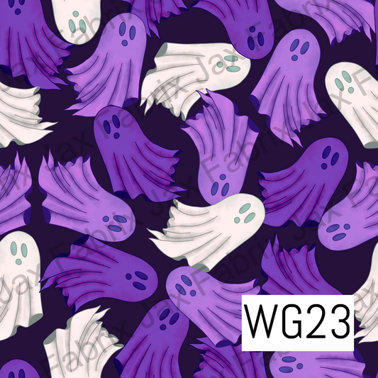 Purple and White Ghosts WG23
