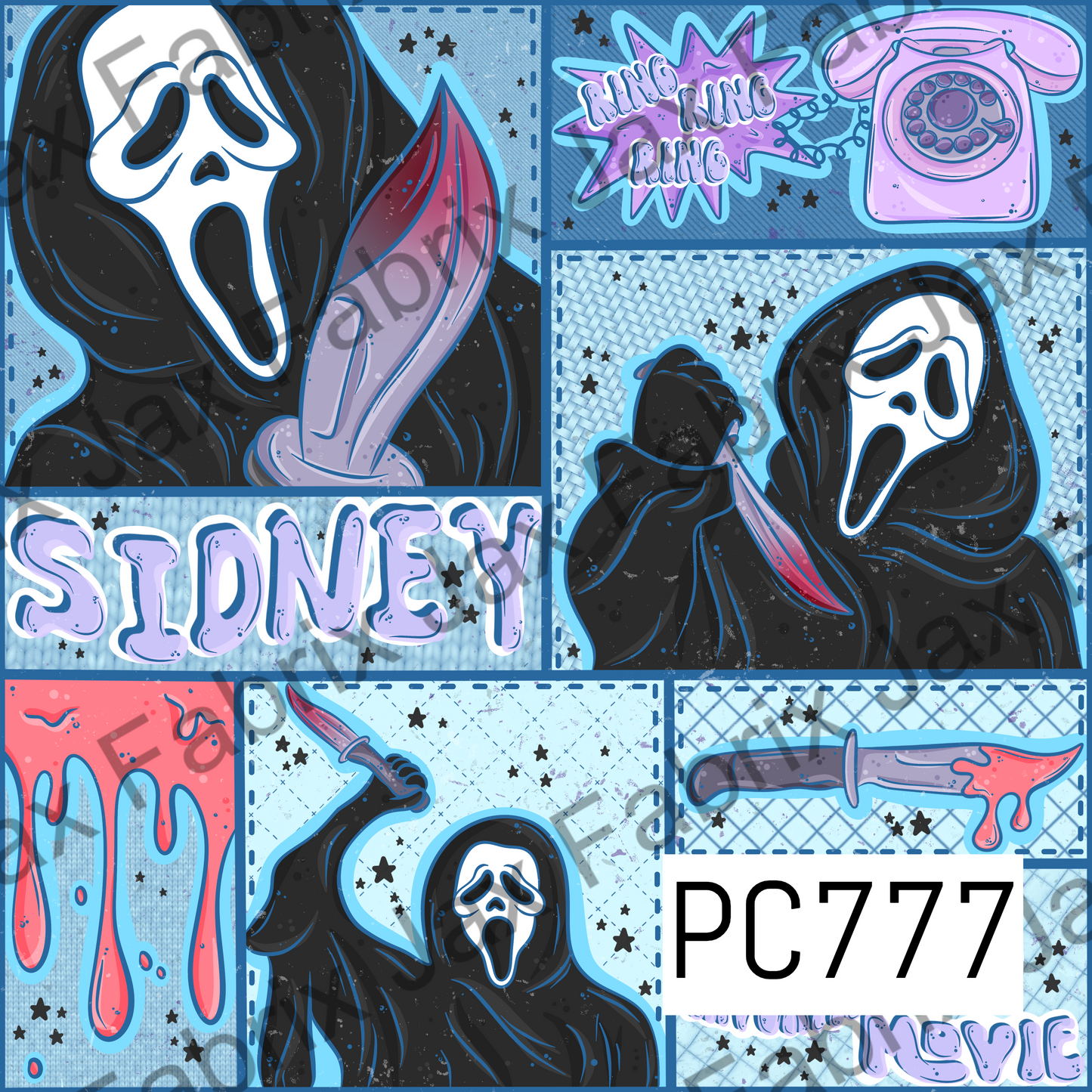 Scare Mask Blue PC777