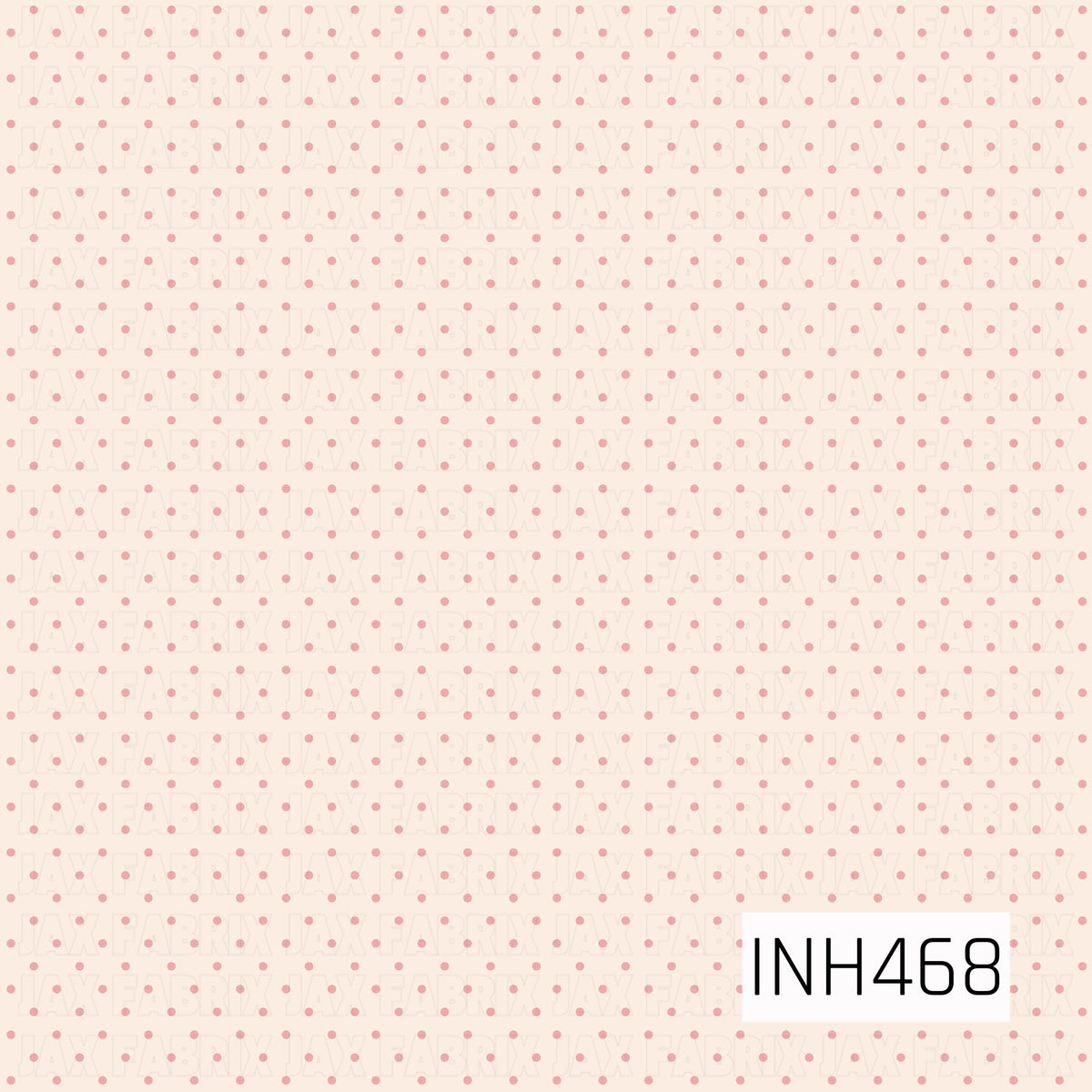 A soft, minimal polka dot pattern featuring tiny blush pink dots evenly scattered across a warm creamy ivory background. The delicate color palette gives it a sweet, feminine feel while keeping the design simple and versatile for coordinating with florals and other prints.