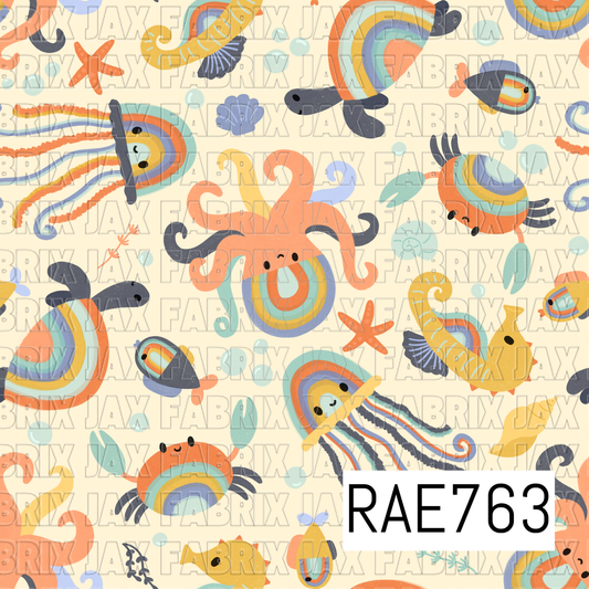Rainbow Sea Creature RAE763