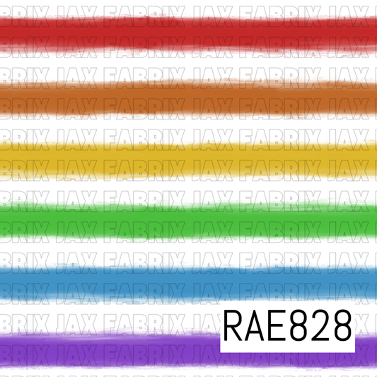 Rainbow Shamrock Rainbow Stripes RAE828
