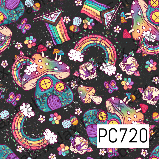 Rainbow Cottagecore Charcoal PC720