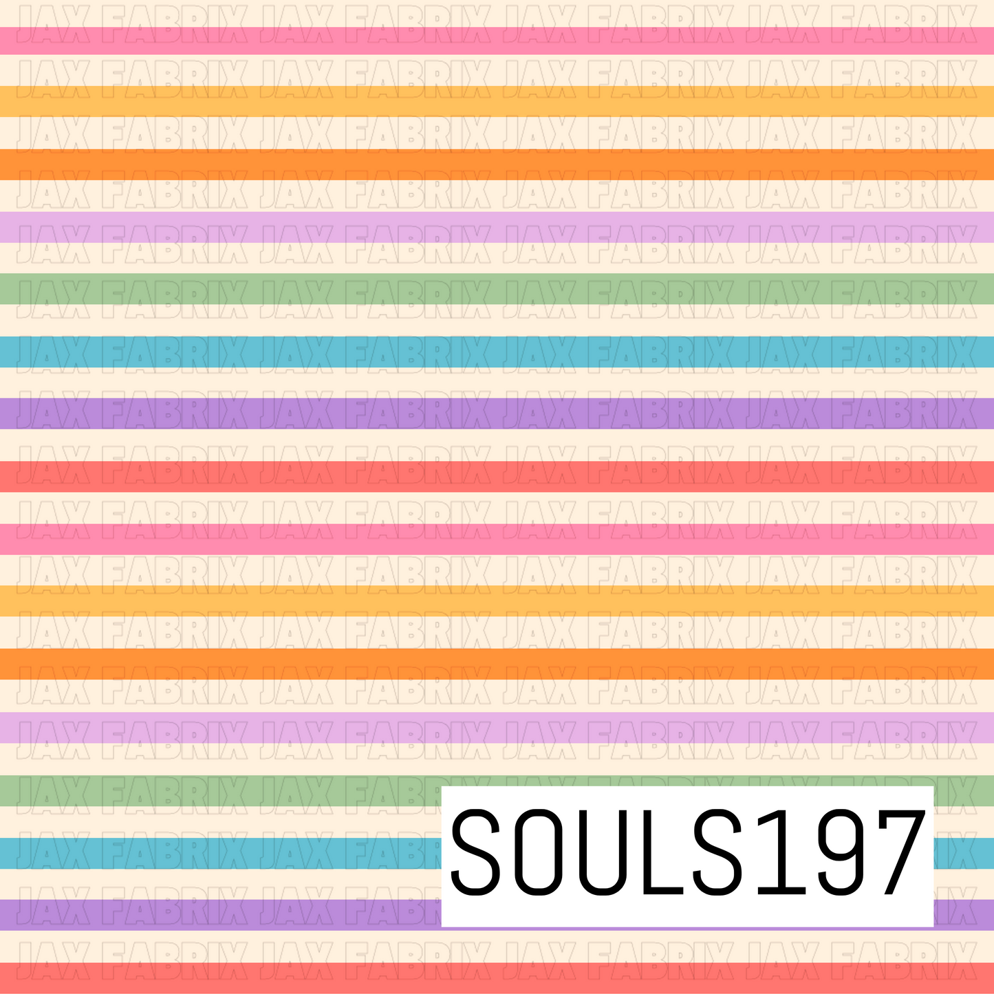 Rainbow Mash Up Stripes SOULS197