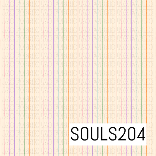 Rainbow Plaid Stripes SOULS204
