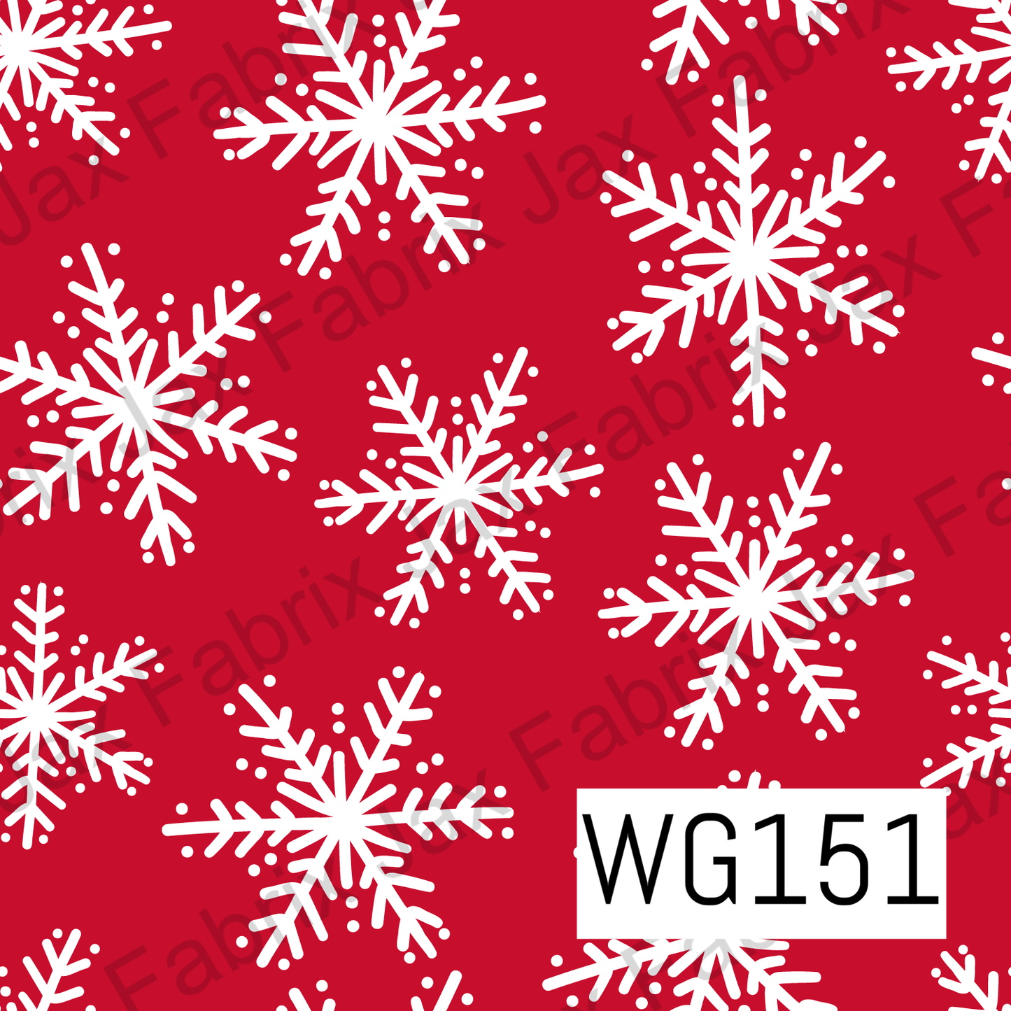 Red Snowflakes WG151