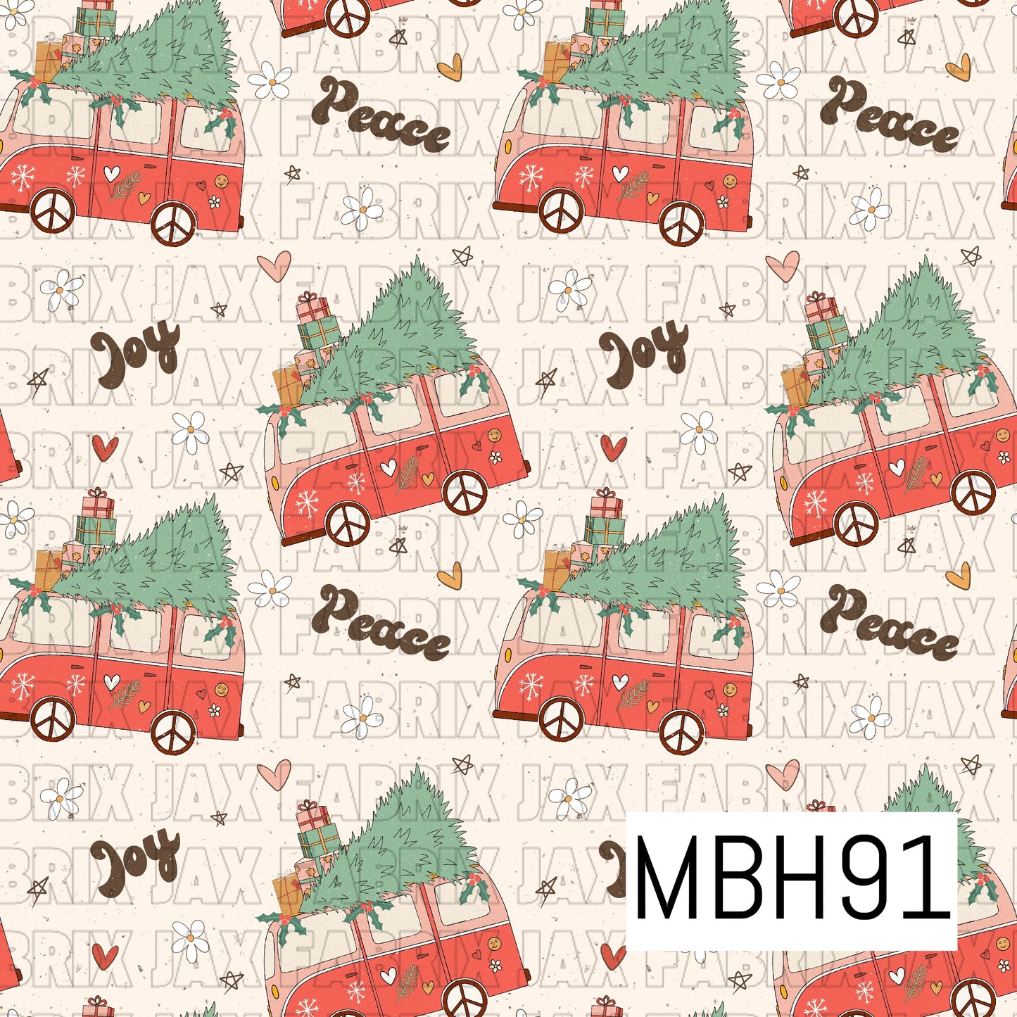 Retro Hippie Van MBH91